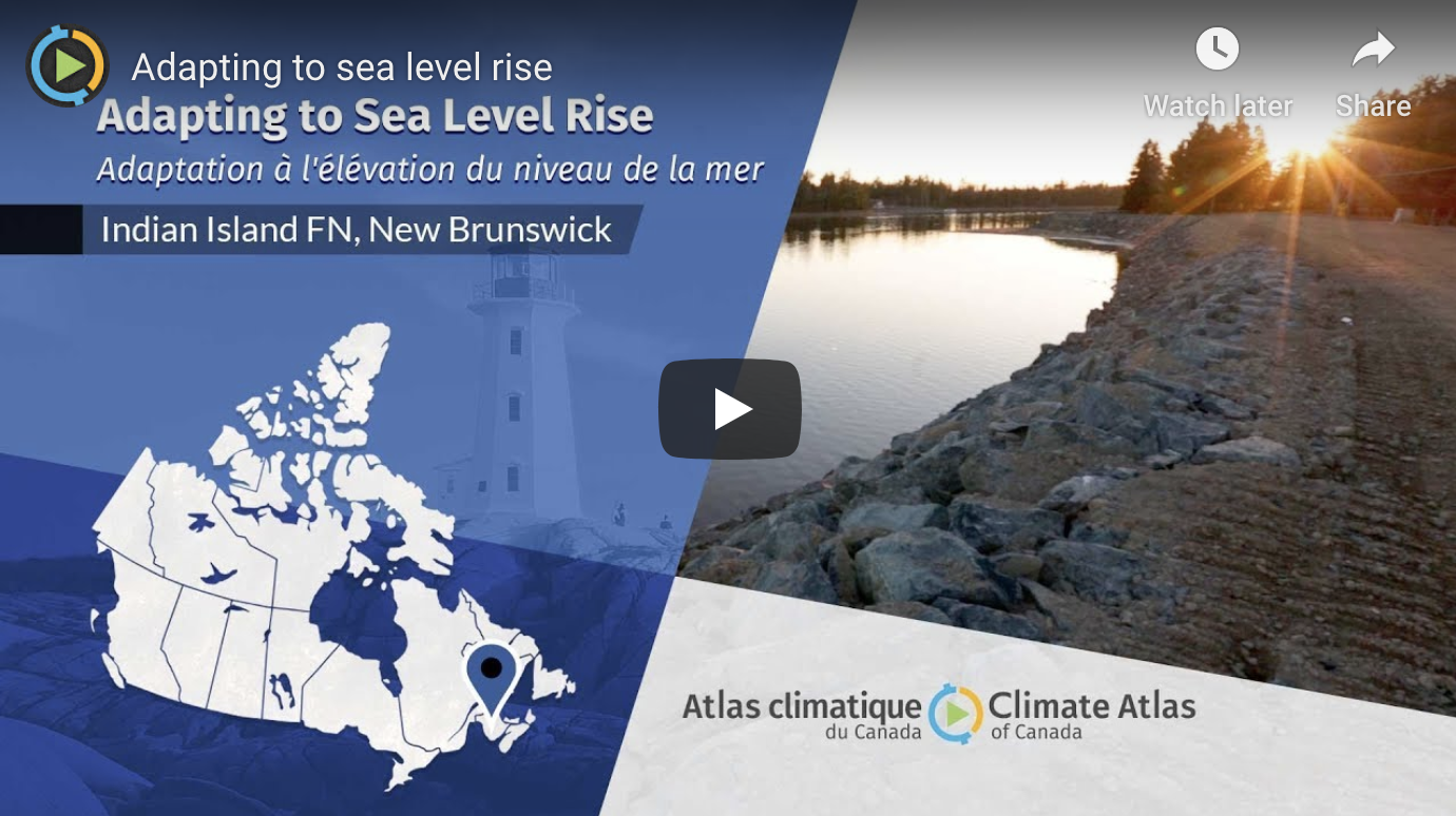 Adapting to Sea Level Rise - Indian Island, New Brunswick (Video ...