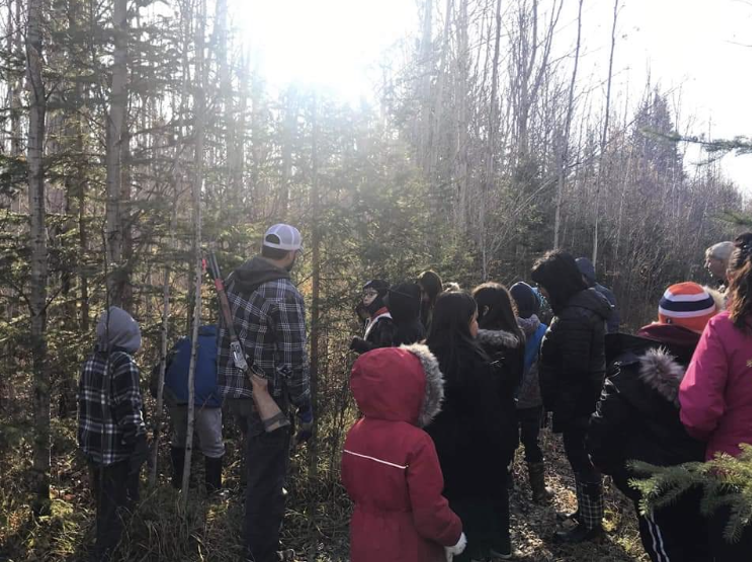 Grade 3 and 4 nature walk with information session